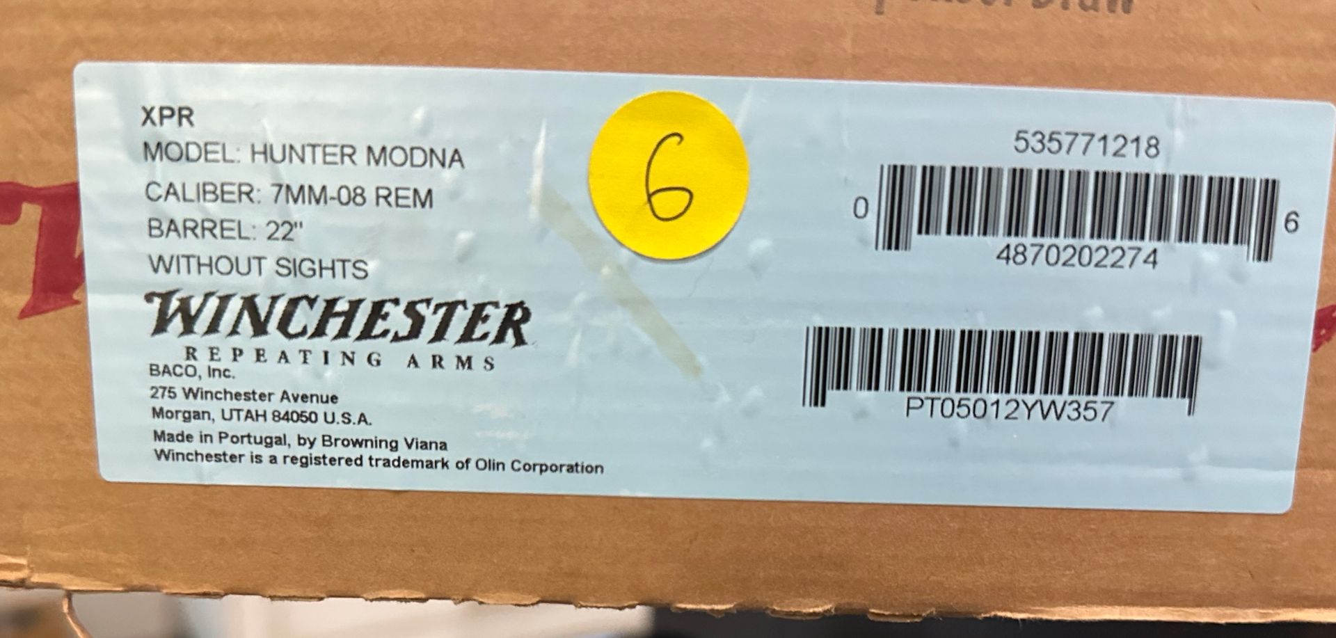 Winchester XPR 7MM-08 *NEW* 2