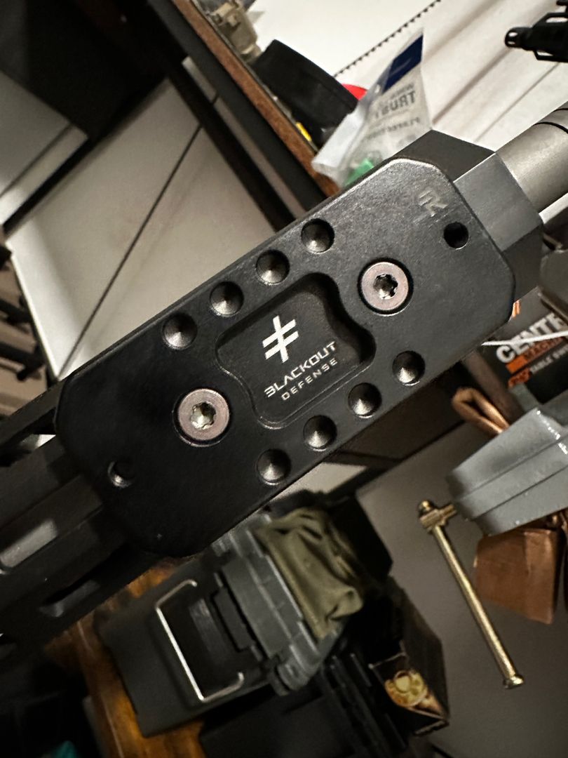 Complete Upper 6mm arc Blackout defense 18" 4