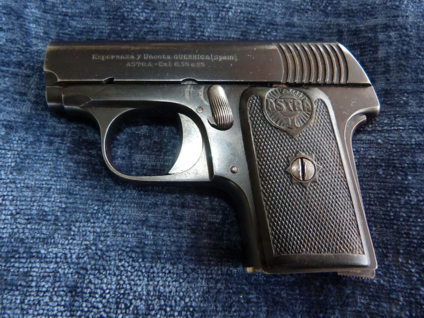 Vintage Original Astra 6.35 / 25 Caliber Pistol - Excellent!