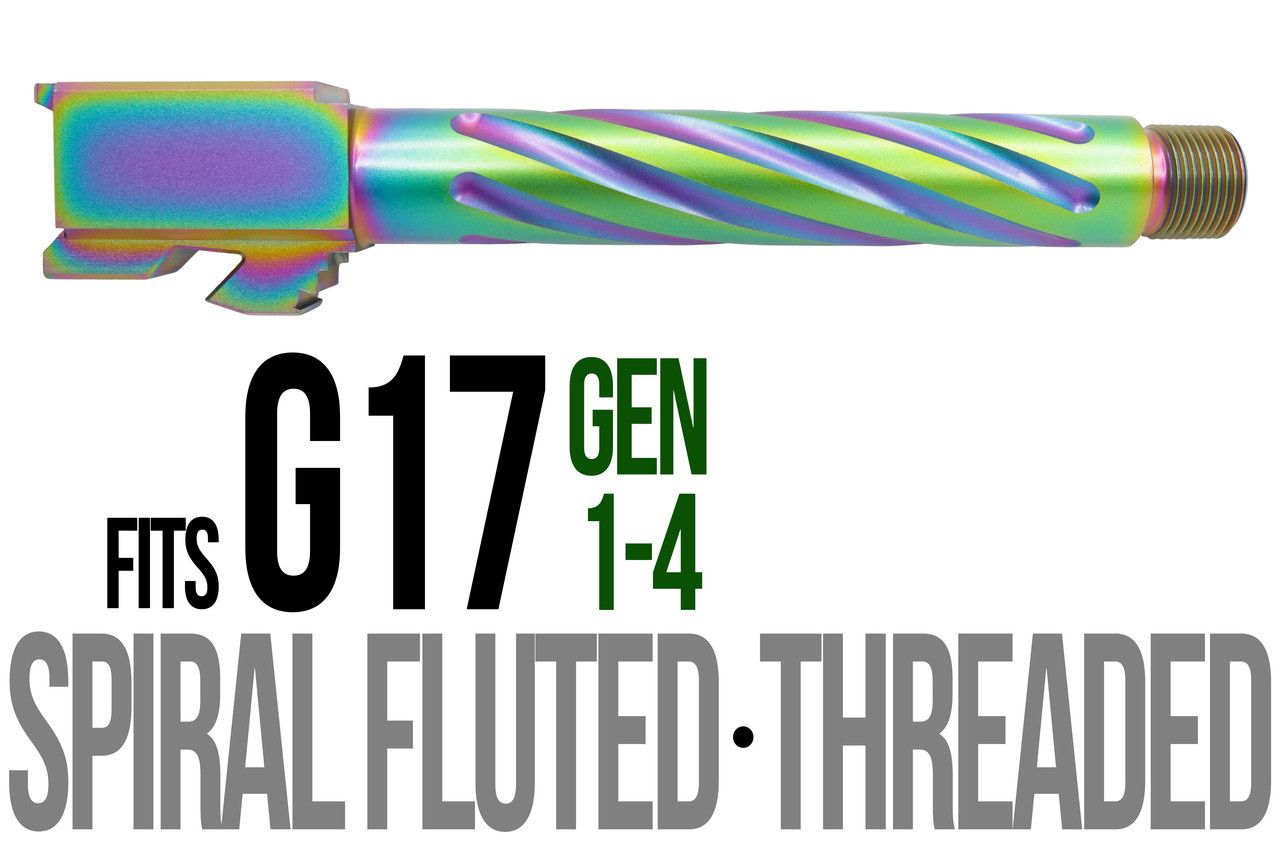 New Glock 17 Spiral Fluted/Threaded Barrel.