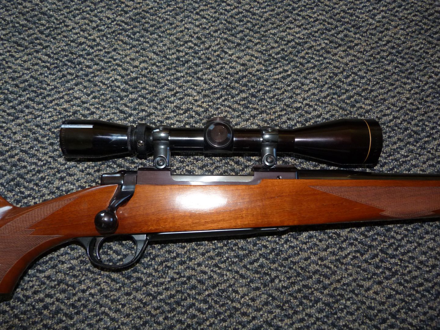 Ruger M77 338 Win Mag Rifle w Leupold 3-9x44 Scope - Mint condition - Made in 1975 2