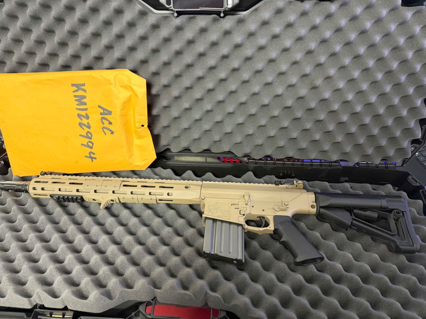 Factory Taupe Cerakote KAC SR-25 ACC 16" 762 2